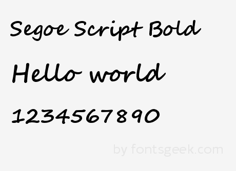 Free Segoe Script Font Mac Download